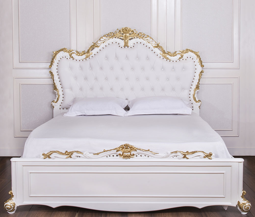 HEKA Super King Size Bed with End Bed Stool