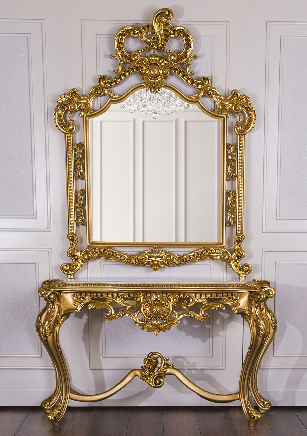 HARDEDEF Console With Mirror